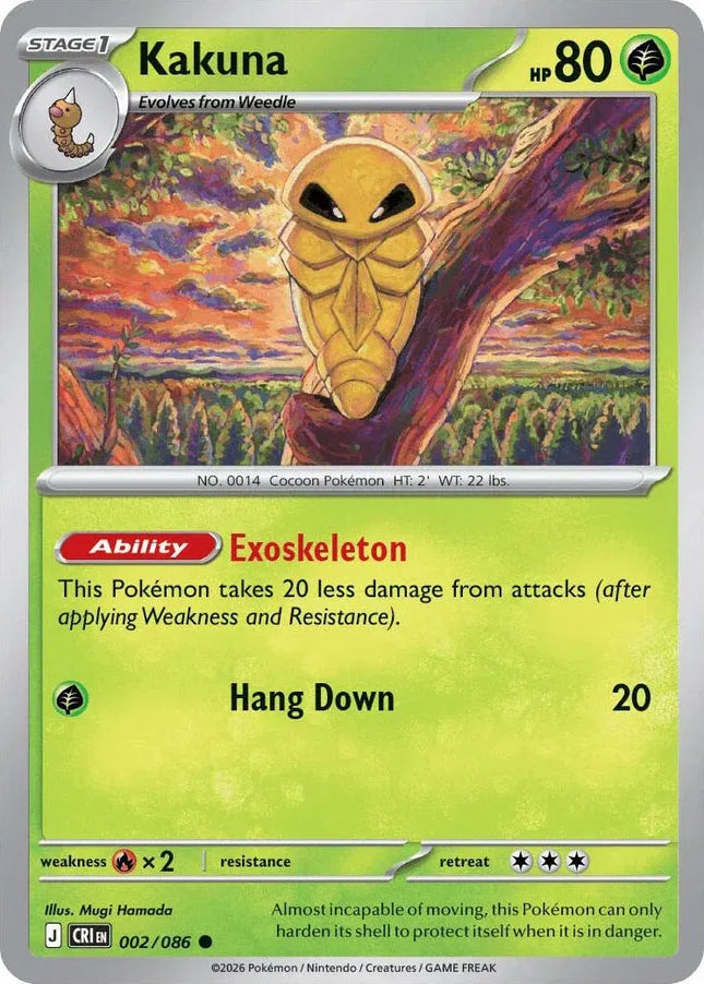 Kakuna Chaos Rising Common 002/086