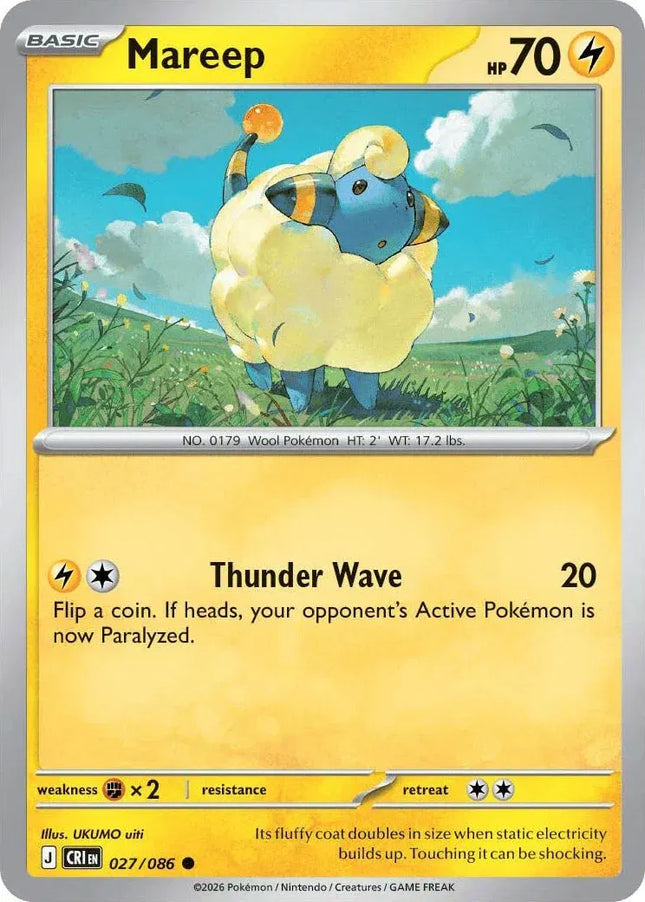 Mareep Chaos Rising Common 027/086