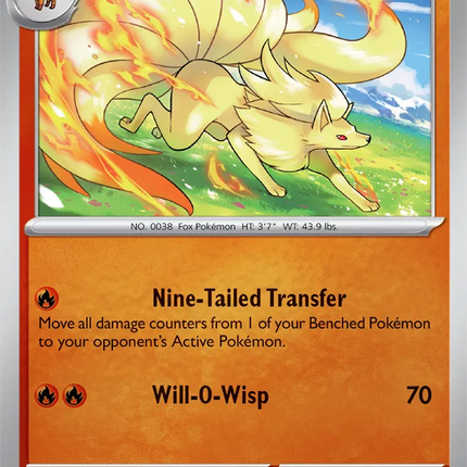 Ninetales Chaos Rising Uncommon 009/086 Reverse Holofoil