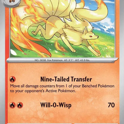 Ninetales Chaos Rising Uncommon 009/086