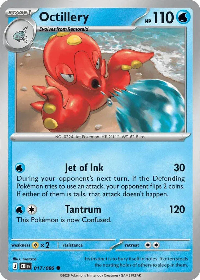 Octillery Chaos Rising Common 017/086