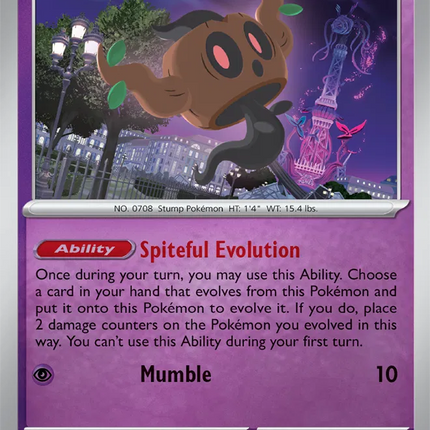 Phantump Chaos Rising Common 038/086 Reverse Holofoil