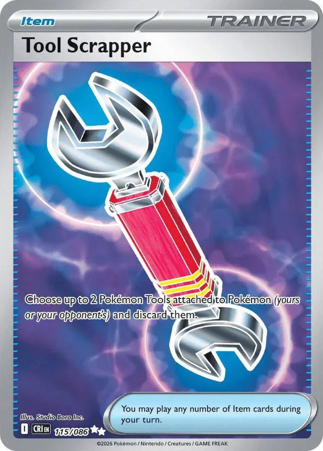 Tool Scrapper Chaos Rising Ultra Rare 115/086