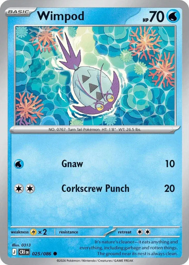 Wimpod Chaos Rising Common 025/086 Reverse Holofoil