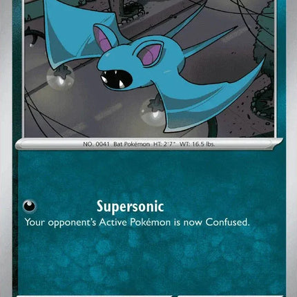 Zubat Chaos Rising Common 049/086 Reverse Holofoil