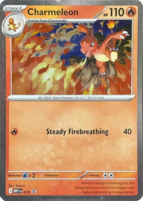 Charmeleon - 079 (Cosmos Holo) Mega Evolution Promos Promo 079