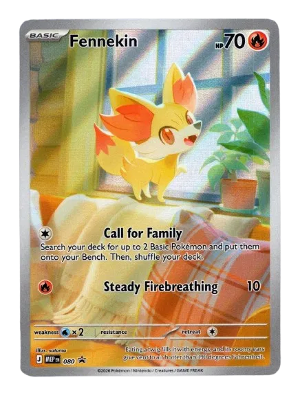 Fennekin - 080 Mega Evolution Promos Promo 080 (Sealed)