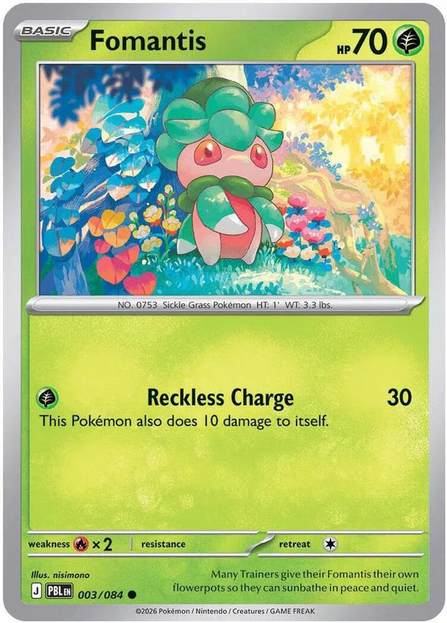 Fomantis Pitch Black Common 003/084