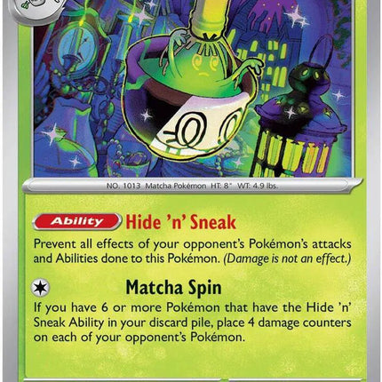 Sinistcha Pitch Black Uncommon 006/084 Reverse Holofoil