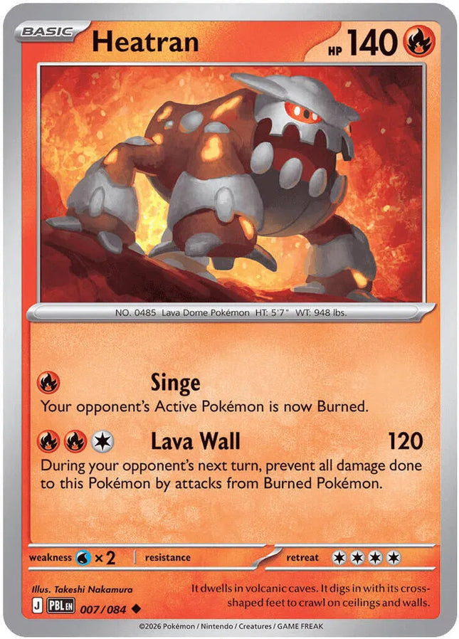 Heatran Pitch Black Uncommon 007/084