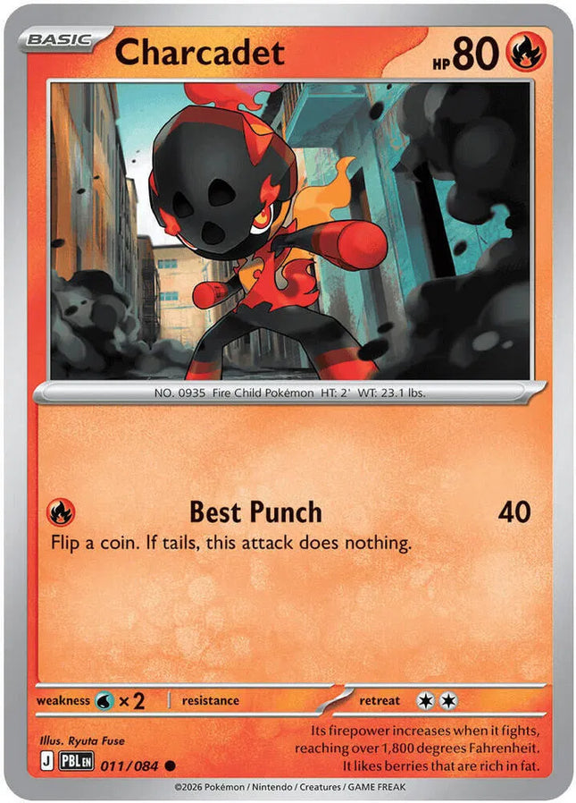 Charcadet Pitch Black Common 011/084 Reverse Holofoil