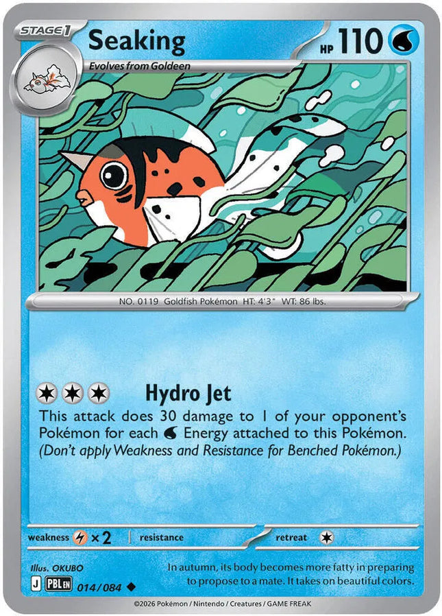 Seaking Pitch Black Uncommon 014/084 Reverse Holofoil