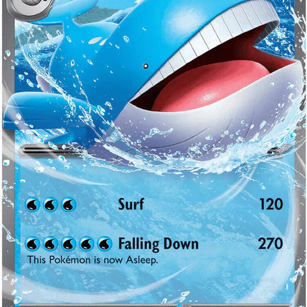 Wailord ex Pitch Black Double Rare 016/084