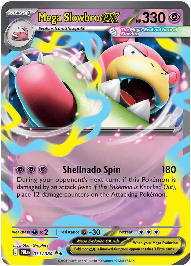 Mega Slowbro ex Pitch Black Double Rare 031/084