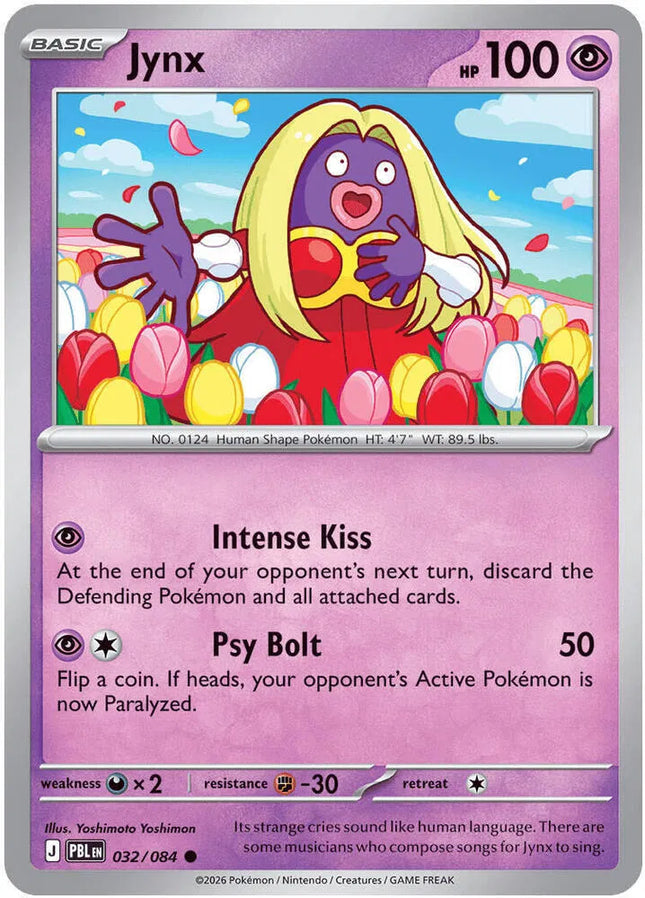 Jynx Pitch Black Common 032/084 Reverse Holofoil