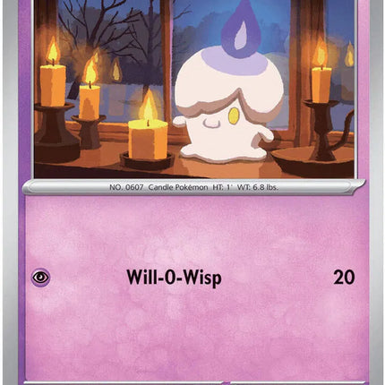 Litwick Pitch Black Common 036/084 Reverse Holofoil