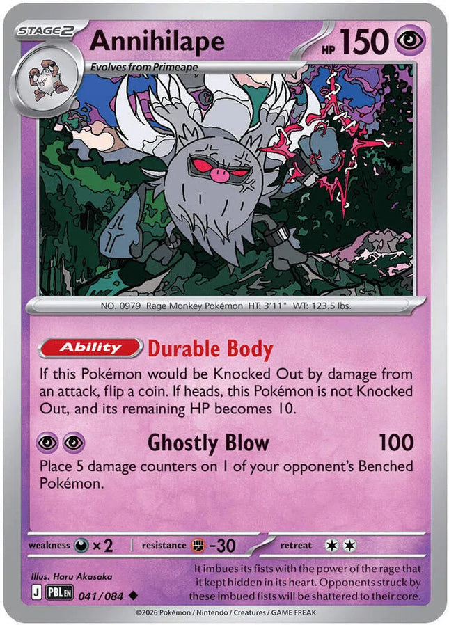 Annihilape Pitch Black Uncommon 041/084