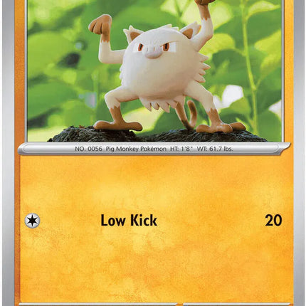 Mankey Pitch Black Common 042/084 Reverse Holofoil