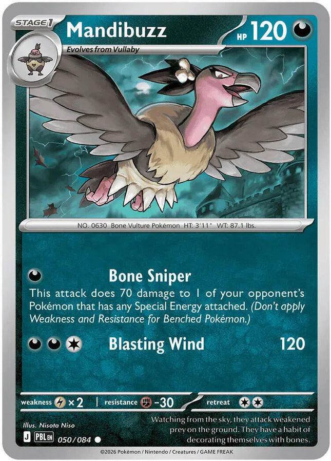 Mandibuzz Pitch Black Common 050/084