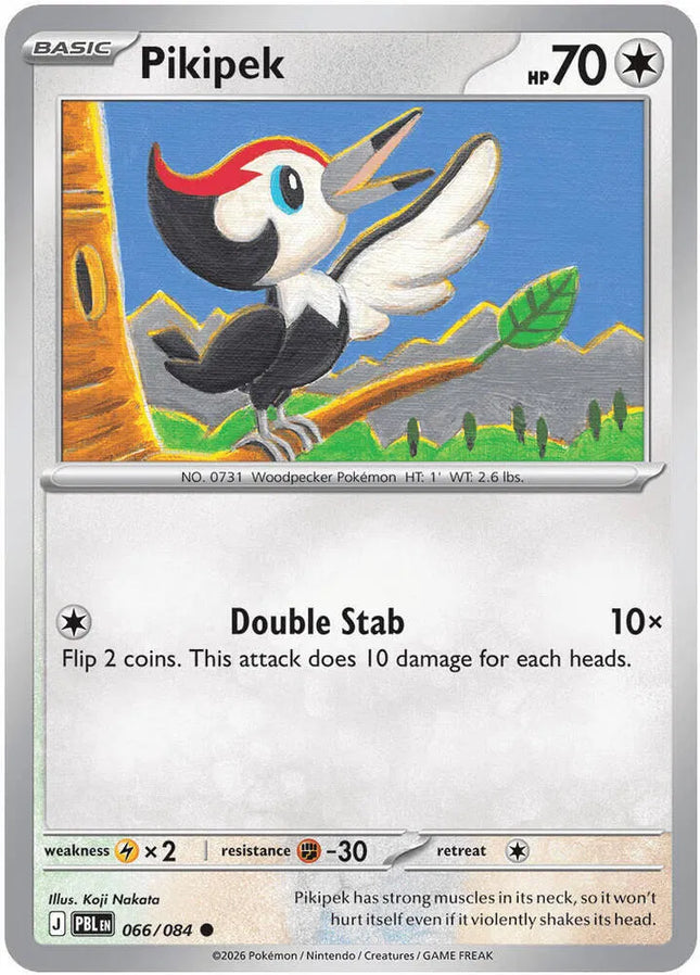 Pikipek Pitch Black Common 066/084 Reverse Holofoil
