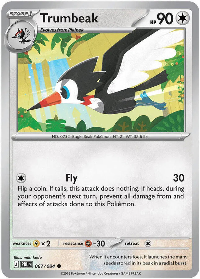 Trumbeak Pitch Black Common 067/084 Reverse Holofoil
