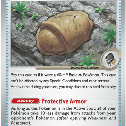 Antique Armor Fossil Pitch Black Common 072/084