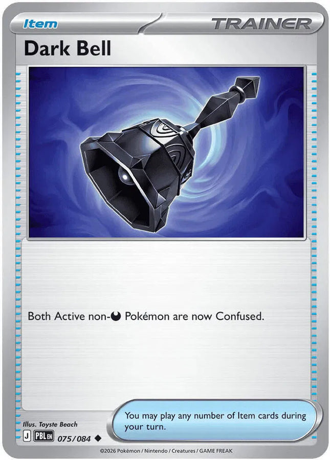 Dark Bell Pitch Black Uncommon 075/084 Reverse Holofoil