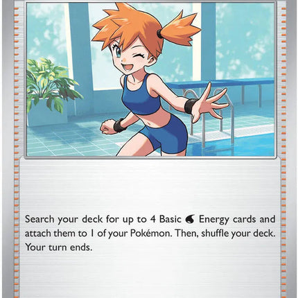 Misty's Vitality Pitch Black Uncommon 080/084 Reverse Holofoil