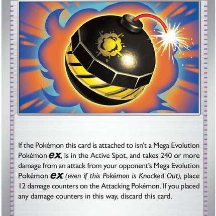 Tremendous Bomb Pitch Black Uncommon 082/084 Reverse Holofoil