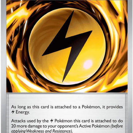 Voltaic Lightning Energy Pitch Black Rare 084/084 Holofoil