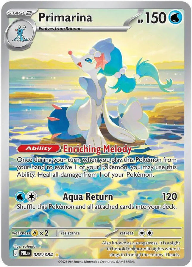 Primarina Pitch Black Illustration Rare 088/084