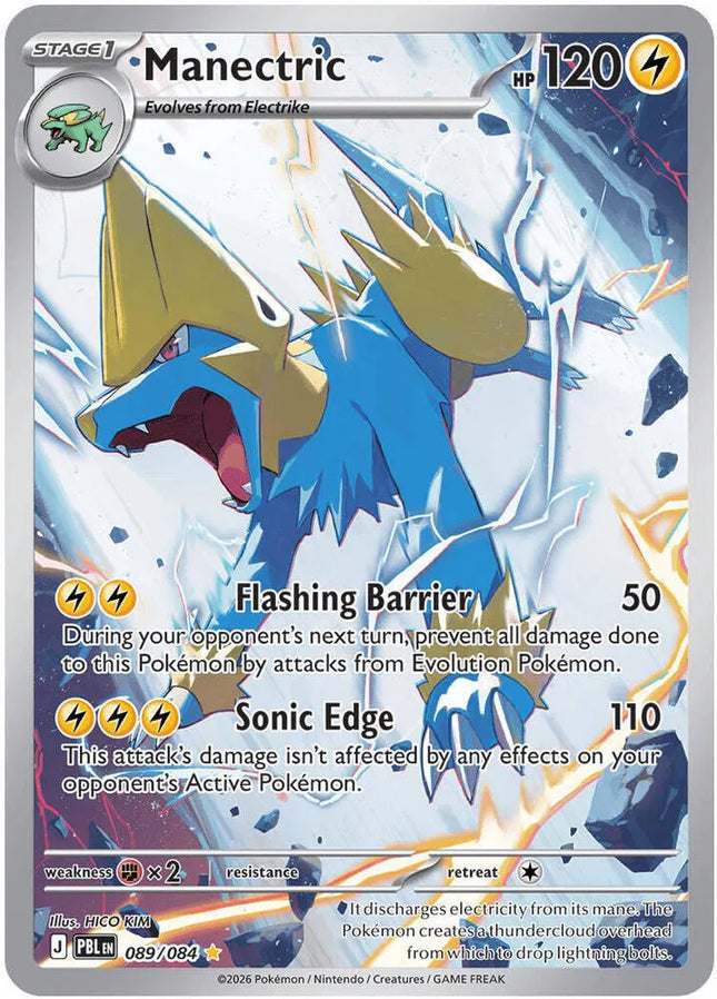 Manectric Pitch Black Illustration Rare 089/084