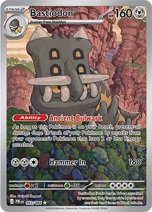 Bastiodon Pitch Black Illustration Rare 093/084