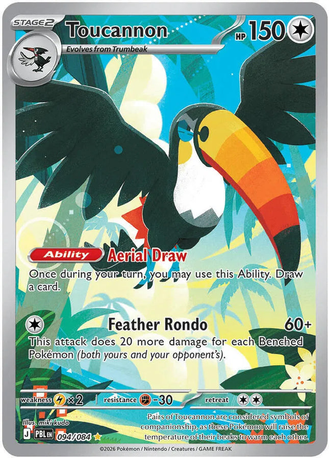 Toucannon Pitch Black Illustration Rare 094/084