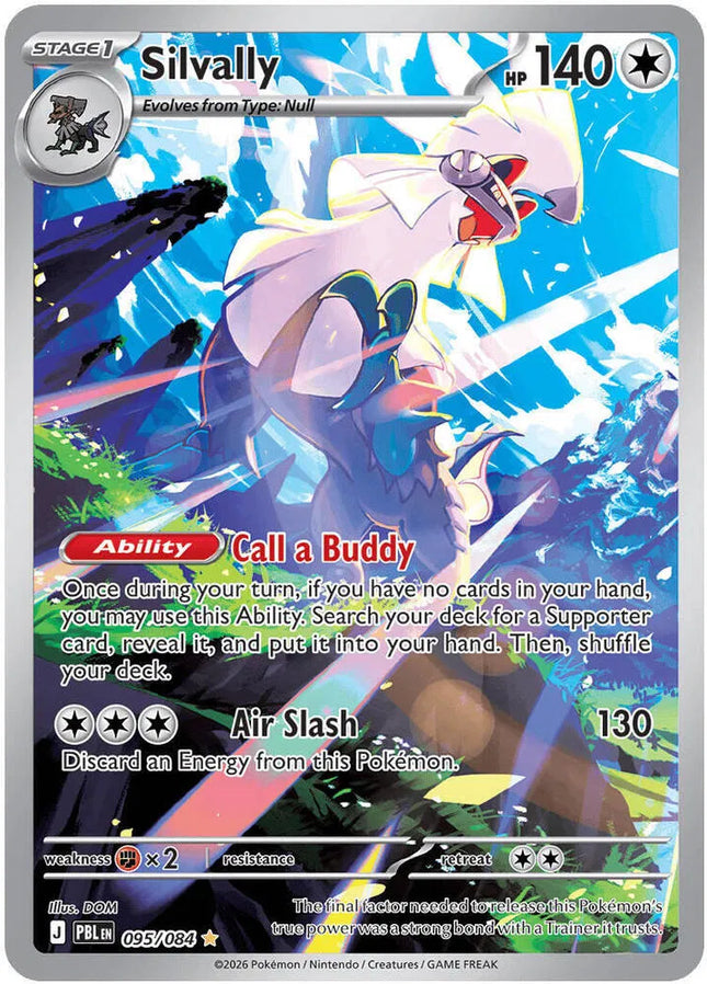 Silvally Pitch Black Illustration Rare 095/084