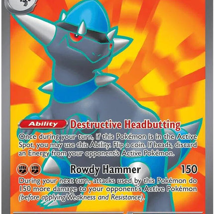 Rampardos ex Pitch Black Ultra Rare 100/084