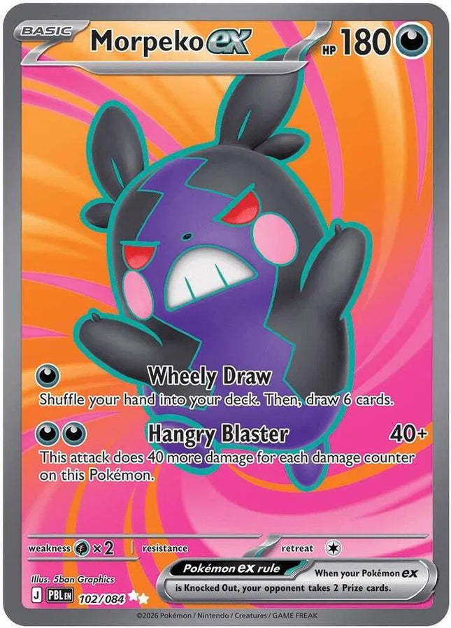 Morpeko ex Pitch Black Ultra Rare 102/084