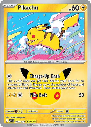 Pikachu 30th Celebration None 042/128 Holofoil