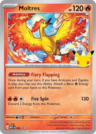 Moltres - 096 (30th Celebration) Mega Evolution Promos Holofoil