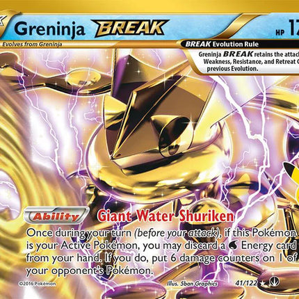 Greninja BREAK 30th Celebration: Classic Collection Classic Collection 41/122