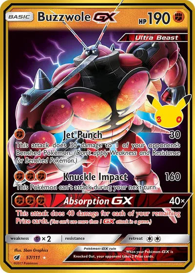 Buzzwole GX 30th Celebration: Classic Collection Classic Collection 57/111