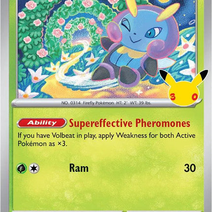 Illumise 30th Celebration Common 004/128 Holofoil