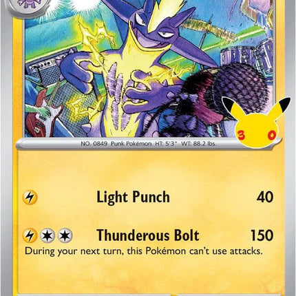 Toxtricity 30th Celebration Common 060/128 Holofoil