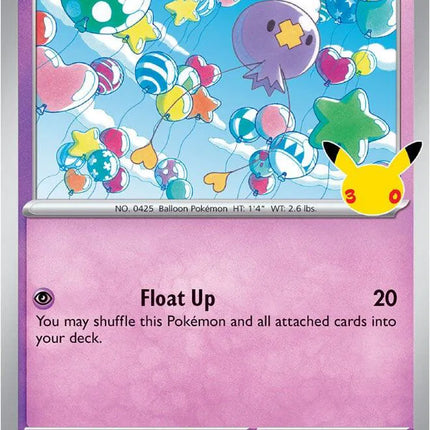 Drifloon 30th Celebration Common 073/128 Holofoil