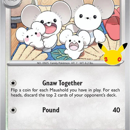 Maushold 30th Celebration Common 125/128 Holofoil
