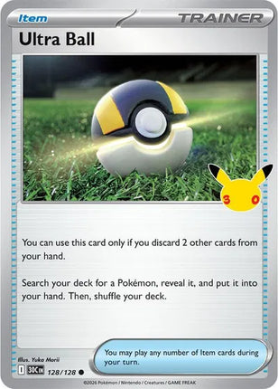 Ultra Ball 30th Celebration Common 128/128 Holofoil