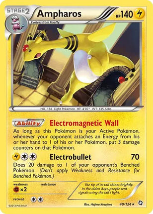 Ampharos Dragons Exalted Holo Rare 40 Holofoil (LP)