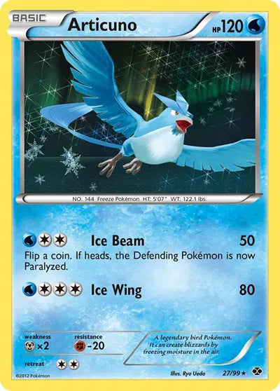 Articuno Next Destinies Holo Rare 27 (LP)