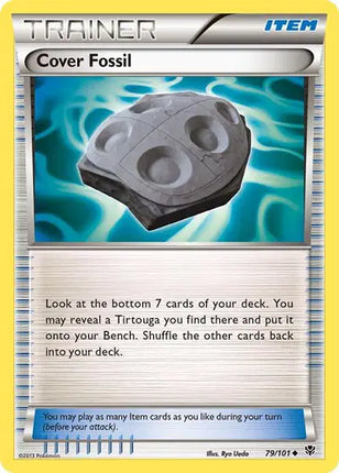 Cover Fossil Pokemon • Uncommon • 79 Plasma Blast  Reverse Holofoil