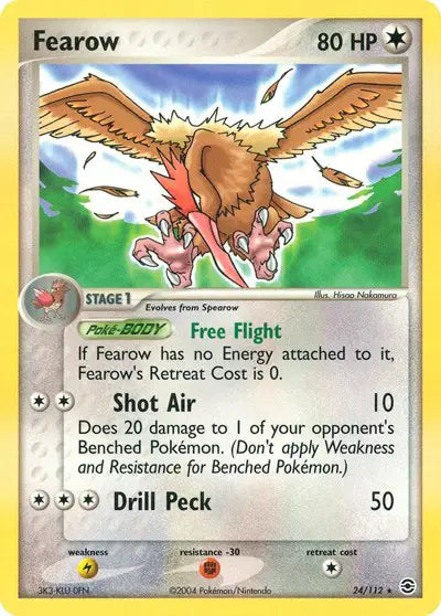 Fearow Rare • 24 EX FireRed & LeafGreen